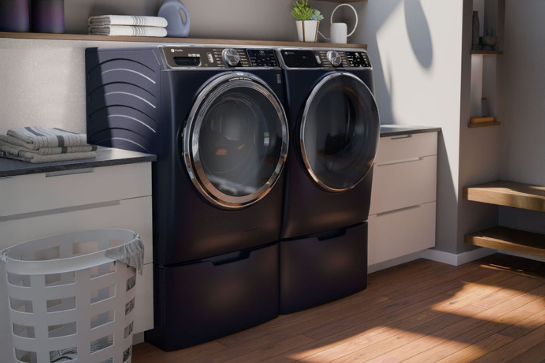 GE Profile washer UltraFresh Vent System+ feature.