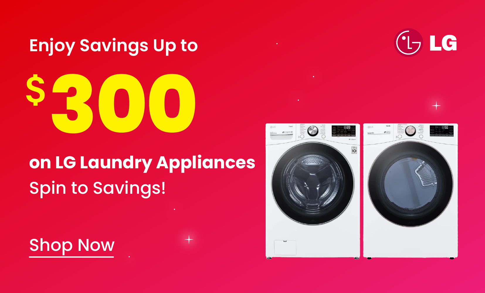 LG Washer & Dryer Sets - Cyber Monday Savings