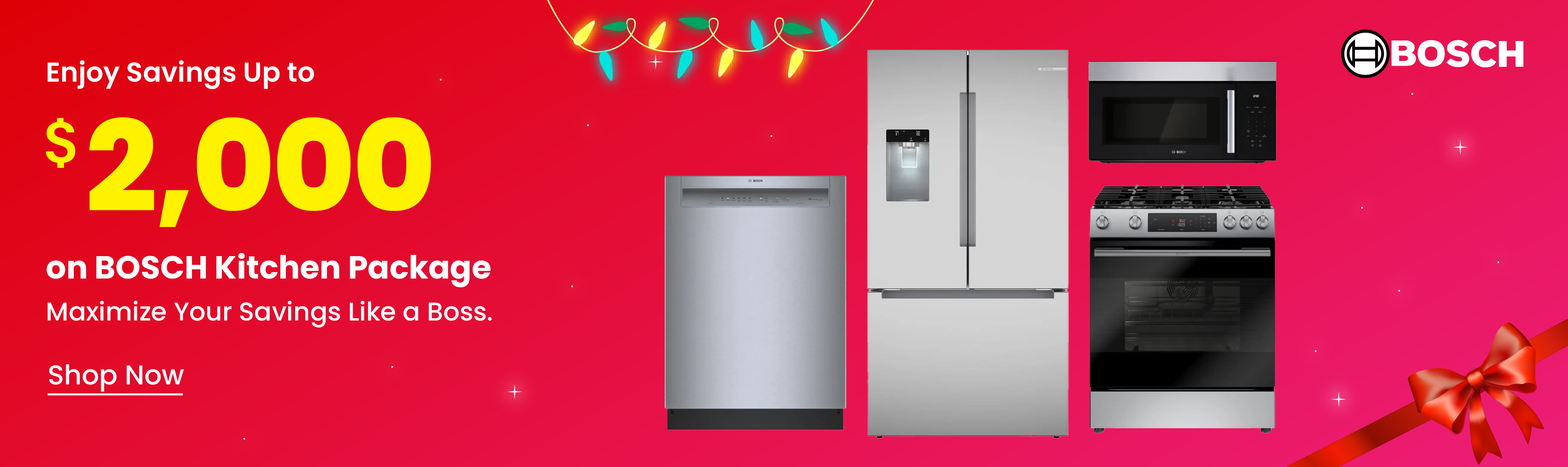 Bosch Kitchen Packages - Cyber Monday Savings