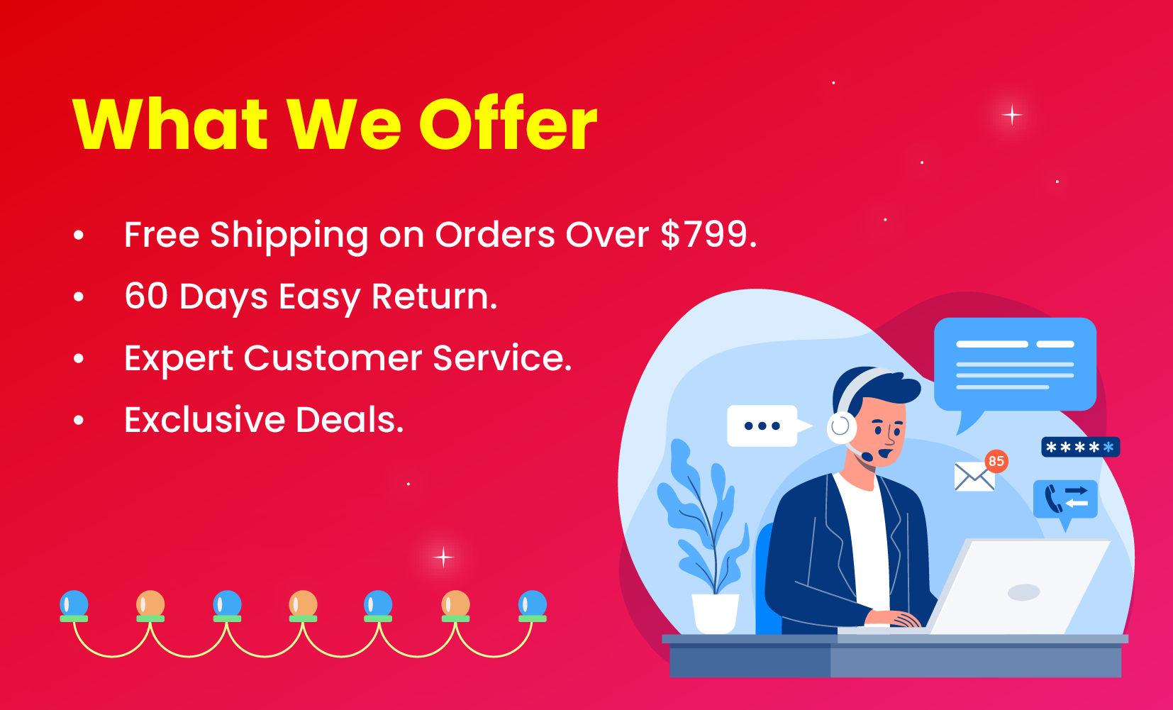 What We Offer - Cyber Monday Savings