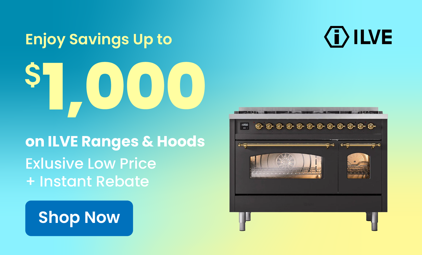 ILVE Limited Edition Range - Summer Upgrade Sale